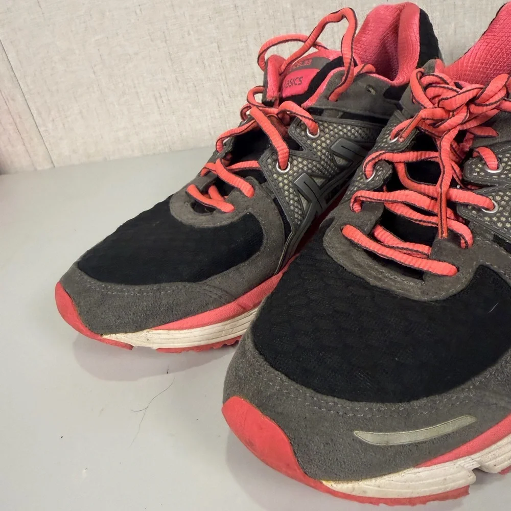 WOMENS ASICS GEL EXCEL 33 BLACK PINK Size‎ 10